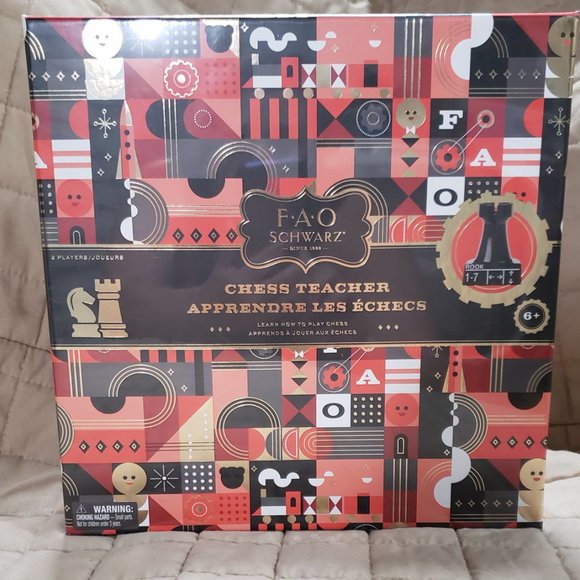 FAO Schwarz Chess Teacher Board Game, Learning Educational , Chess Set - Picture 2 of 4